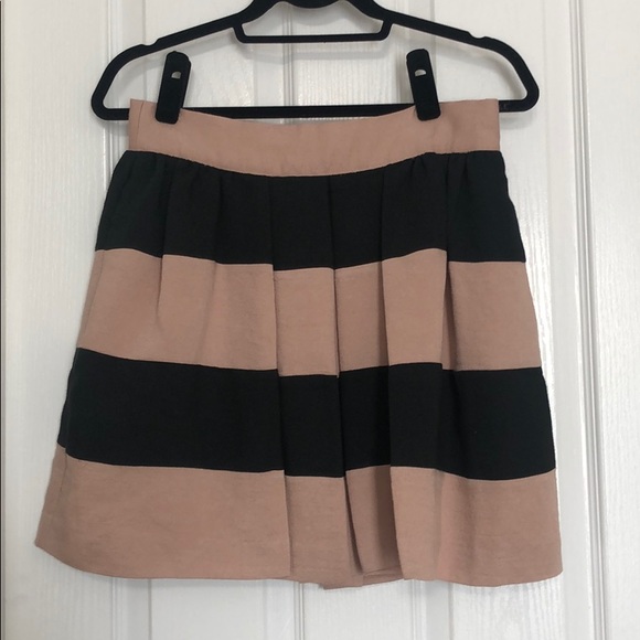 Pink & Black Striped BCBG Generation Skirt - Picture 2 of 6